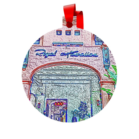 Metallic Ornaments (Round, Berlin) ... "La Grande Entree" At: 'The Pink Palace' ... The Royal Hawai'ian ... Honolulu, HI ... '27Oct2014' ... Original Works ...
