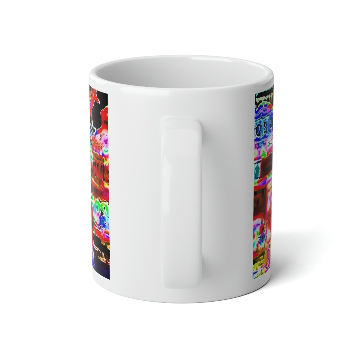 Jumbo Mug, 20oz ... "No.9 Fishermen's Grotto - Fishermen's Wharf, SF, California" ... Family Archives: 1970's ... Original Works ...