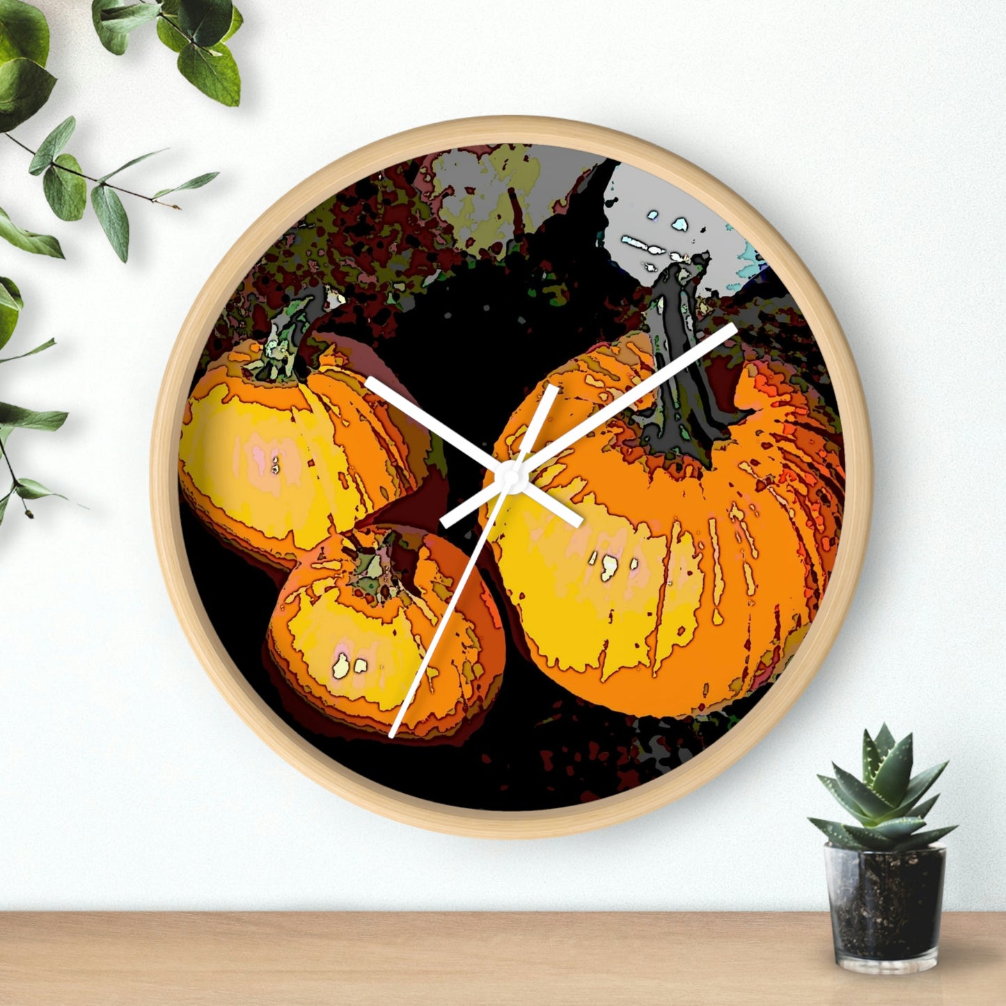 Wall clock ... "A Pumpkin Patch 'To-Keep-Track-Of'." ...