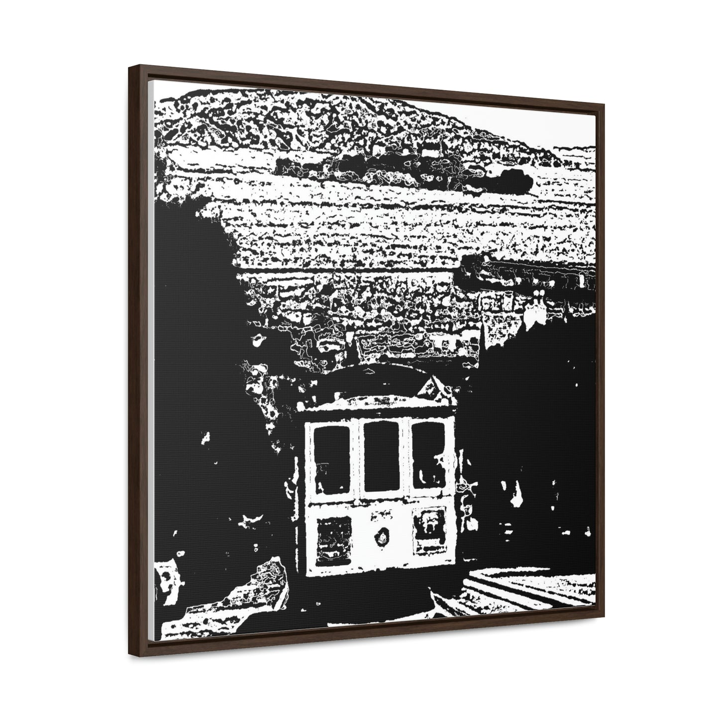 Gallery Canvas Wraps, Square Frame /// San Francisco ... 'A Rice-A-Roni-A-San Francisco Treat' ... "A Cable Car Classic" ... Family Archives: 1973 ... Original Works ...