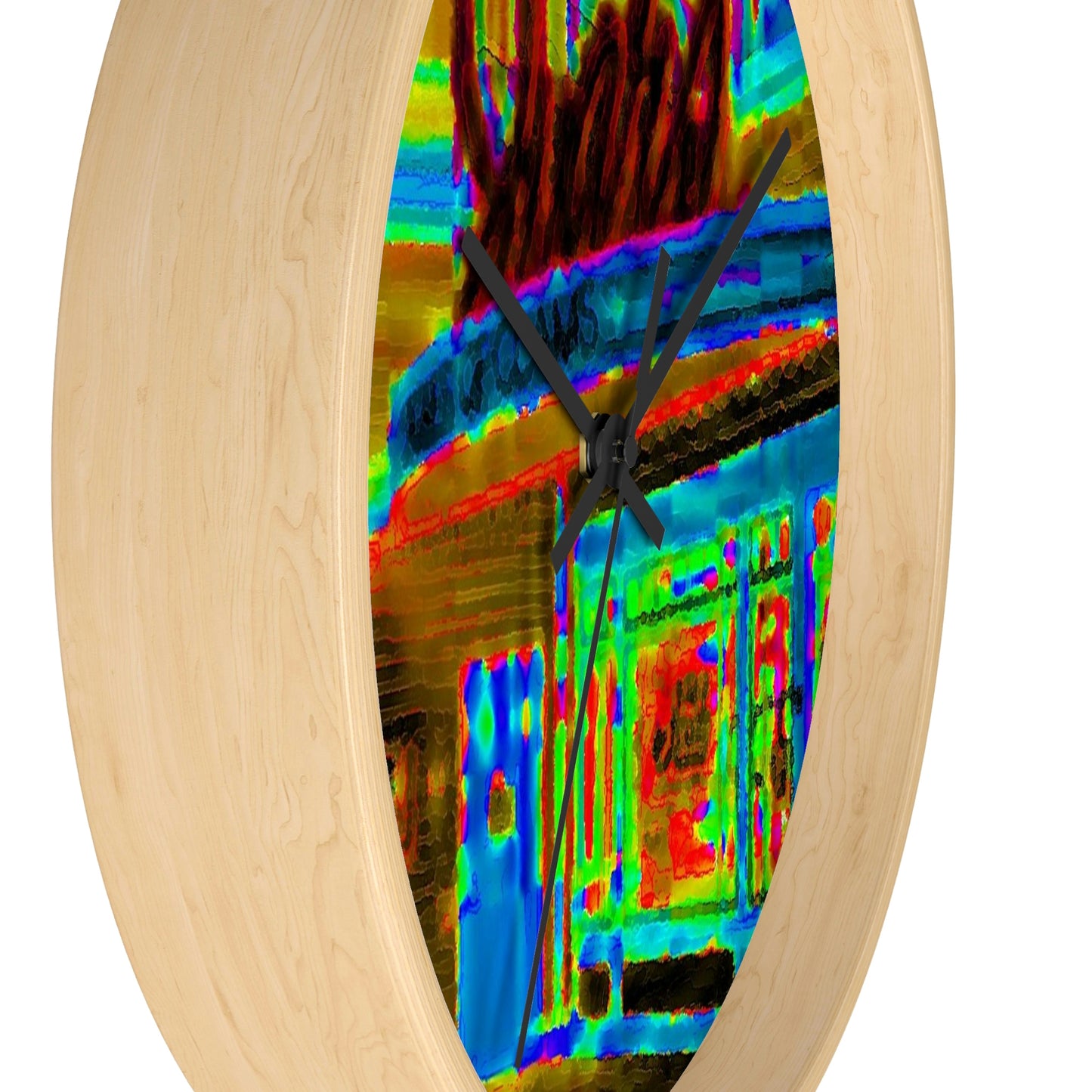 Wall clock ...  In-A-Hurry & Stressed? ... Remember: Keep "Clam" ... Clam_Happy ...  'Ivars: Seattle Waterfront' ... Personal Archives ... Original Works ...
