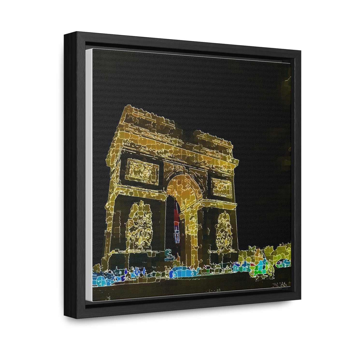 Gallery Canvas Wraps, Square Frame ...  L'Arc de Triomphe ... 'Barbara Joan Bonnell-Holt Photo' ... Circa 1972 ... Oringinal Works ...
