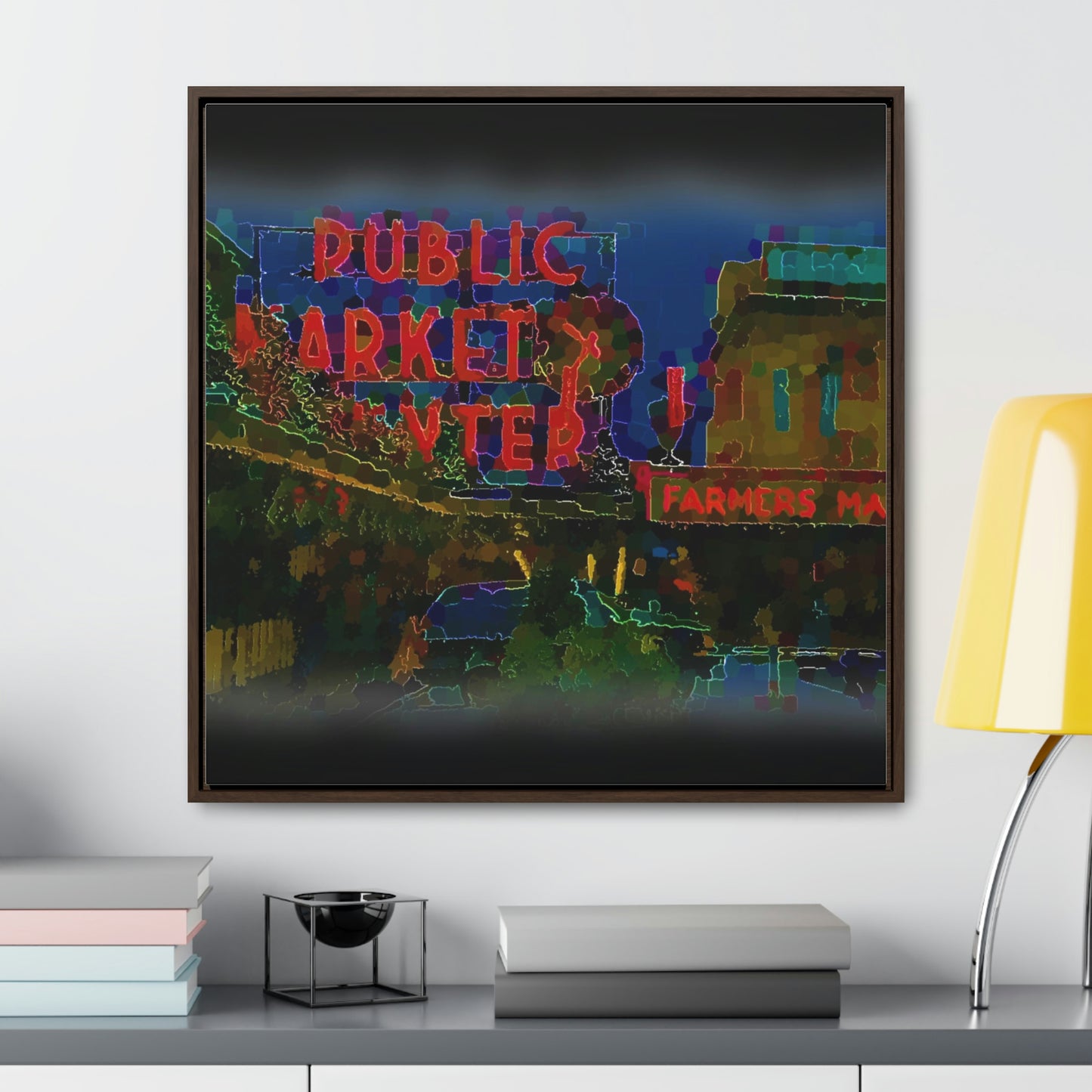 Gallery Canvas Wraps, Square Frame ... PPM: Pike Place Market ... Original Work ... Winter 2022 ...