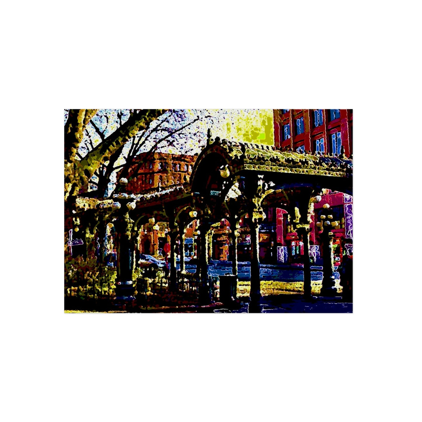 Aluminum Composite Panels ... Pioneer Square, Seattle, Washington: Gazebo, ..."Waiting For The Bus_2" ... Family Archives ... 2010 ... Original Works ...