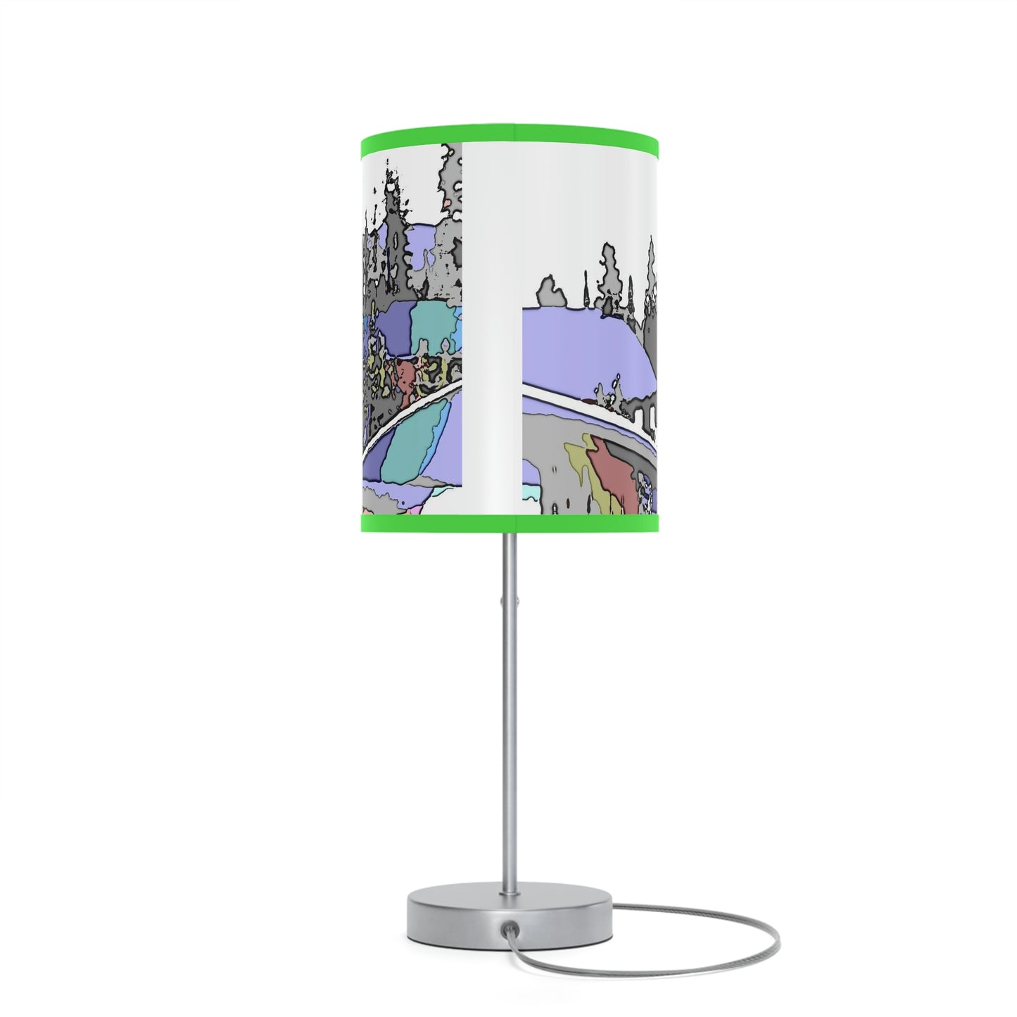 Lamp on a Stand, US|CA plug "A Very Remote Mountain Neighborhood" ... Only Cabins In This Environment ... Cenrtal Idaho ...