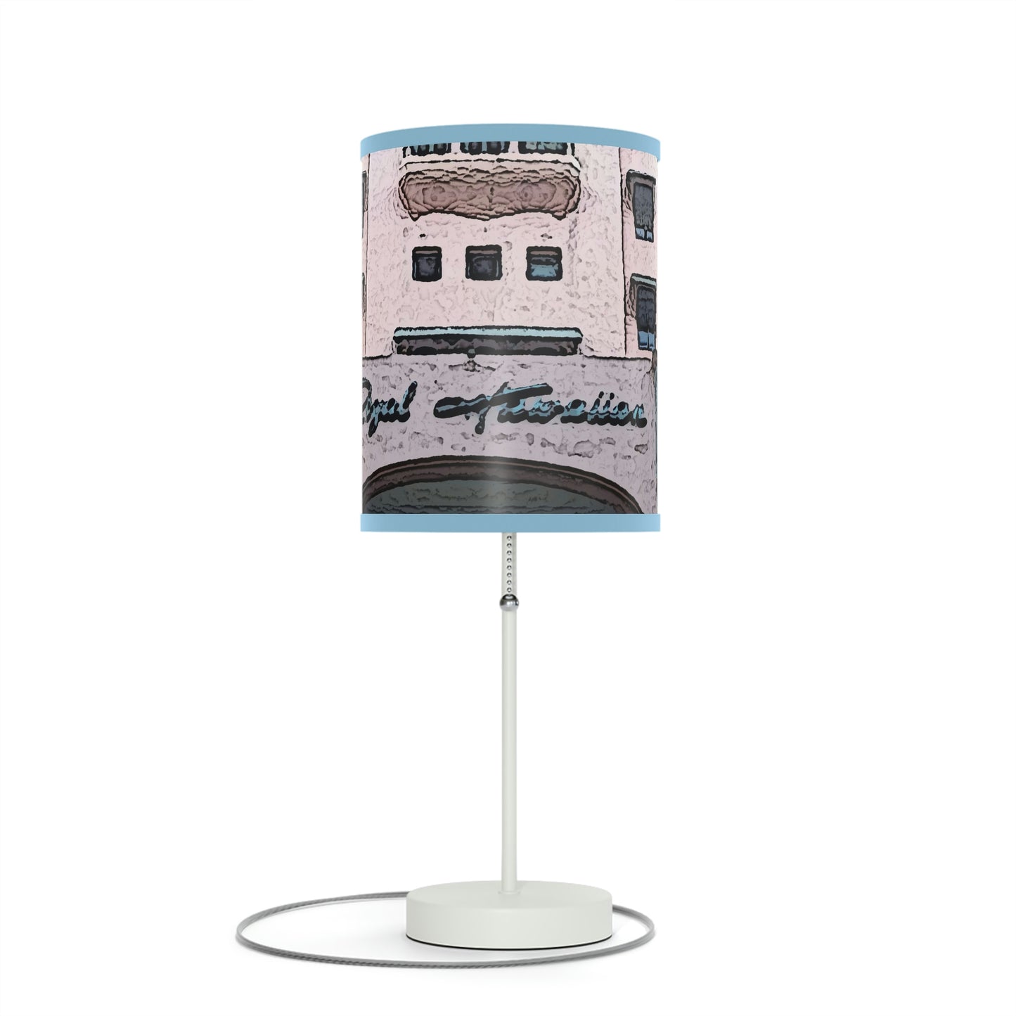 Lamp on a Stand, US|CA plug ...  "La Grande Entree" At: 'The Pink Palace' ... The Royal Hawai'ian ... Honolulu, HI ... '27Oct2014' ... Original Works ...