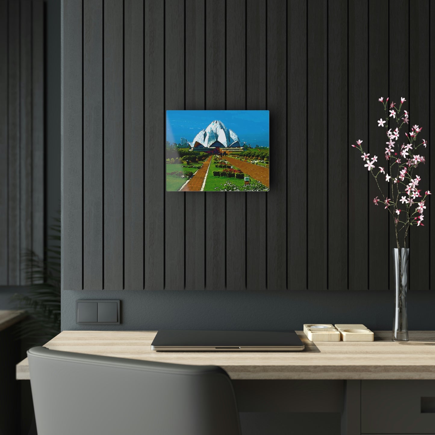 Acrylic Prints ... 'Bahai'i House-Of-Worship' ... "Lotus Temple: Delhi, India, 2008" ... Original Works ...
