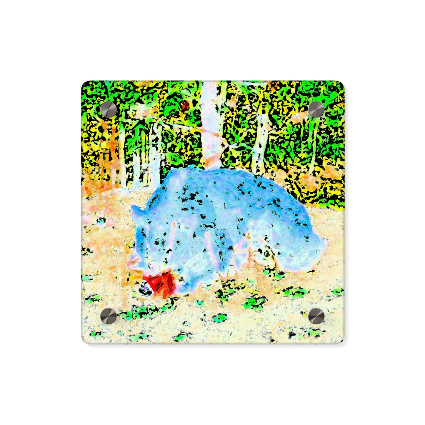 Acrylic Wall Art Panels ... RCY: "Rhett Creek Yogi ... '500 Lbs Of Autumn Season Hunger' ..."  ... September 2022 ... Central Idaho ... Original Works ...