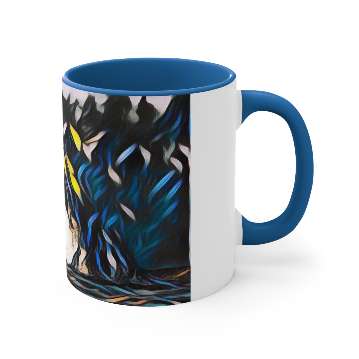 Accent Coffee Mug, 11oz ... "Ken's Favourite Humpback Breach" ... Circa: 21st Century ... Maui, HI ... Original Works ...