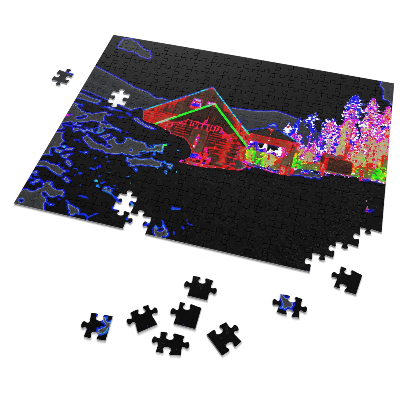 Jigsaw Puzzle (30, 110, 252, 500,1000-Piece) ... Piece-By-Piece ... "Count The Hours & Enjoy The Colors..!" ... Original Works: Phots' Photo: Les Objets D'Art ...
