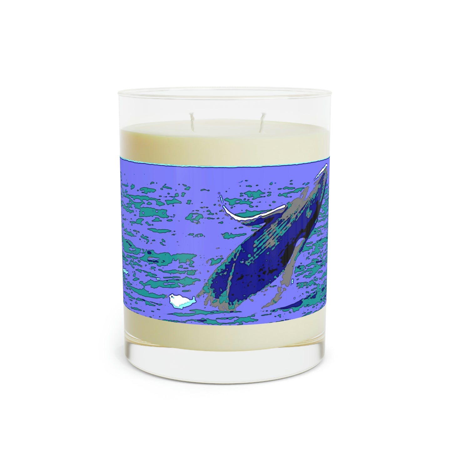 Scented Candle - Full Glass, 11oz ... Baby Humpback Breaching ... Maui, HI: April 2022 ... "Family Archives: KPH" ... Original Works ...