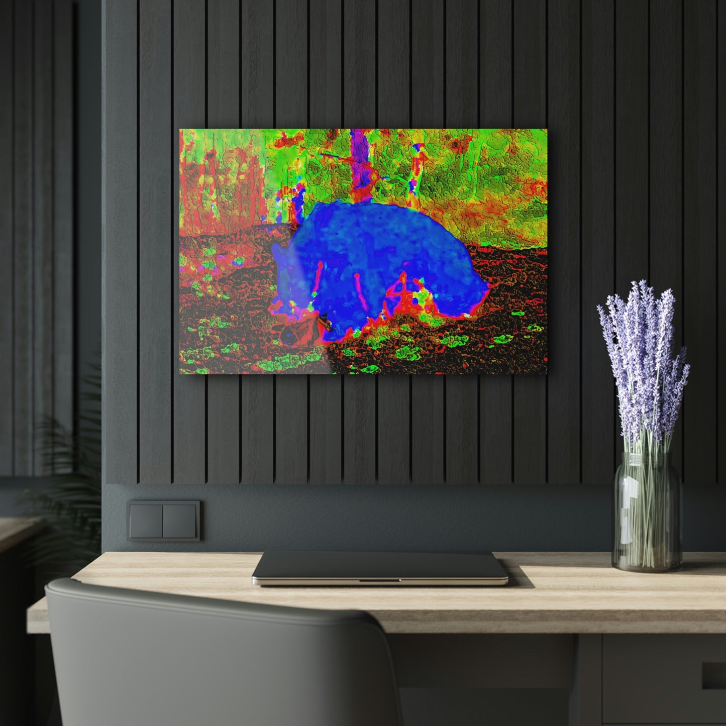 Acrylic Prints (French Cleat Hanging) ... RCY: "Rhett Creek Yogi ... '500 Lbs Of Autumn Season Hunger' ..."  ... September 2022 ... Central Idaho ... Original Works ...