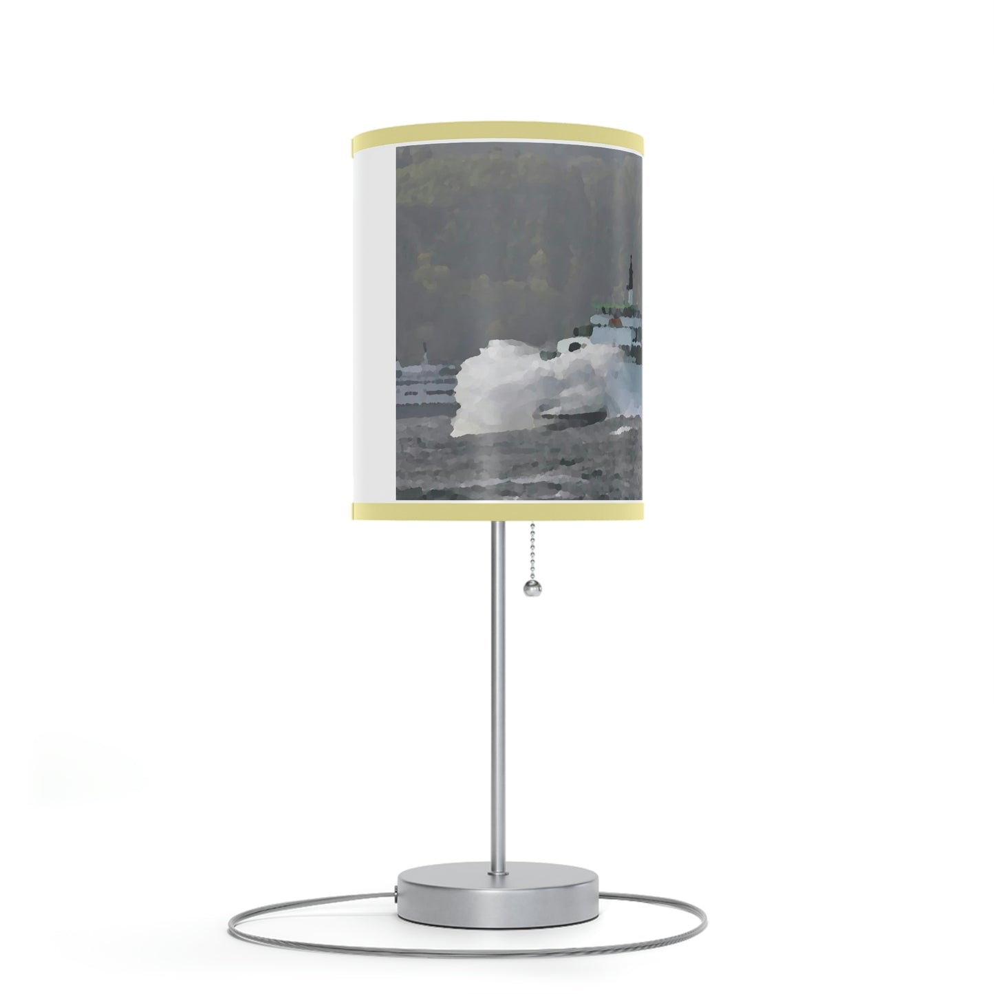 Lamp on a Stand, US|CA plug ... WADOT Ferry Crossing ... "A Very Rough Day" ... Mulkiteo Route ... Family Archives ... Early 1990's' ... Original Works ...