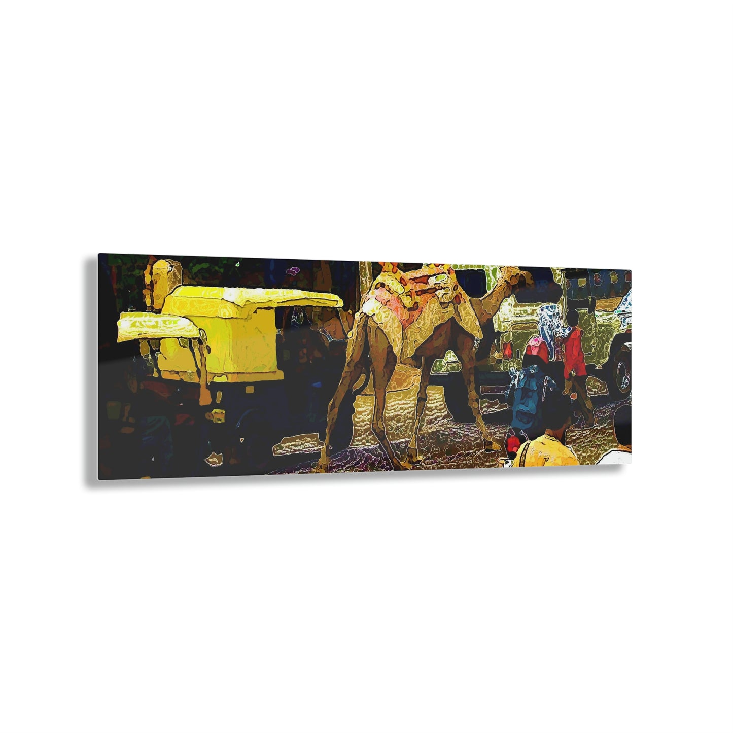 Acrylic Prints ... "Truckin'-Up-To-Buffalo ... 'Oops - Wrong Country' ... Truckin'-Up-To-New Delll -'E' ... " ... (Delhi, India) ... 5July2007. Original Works ...