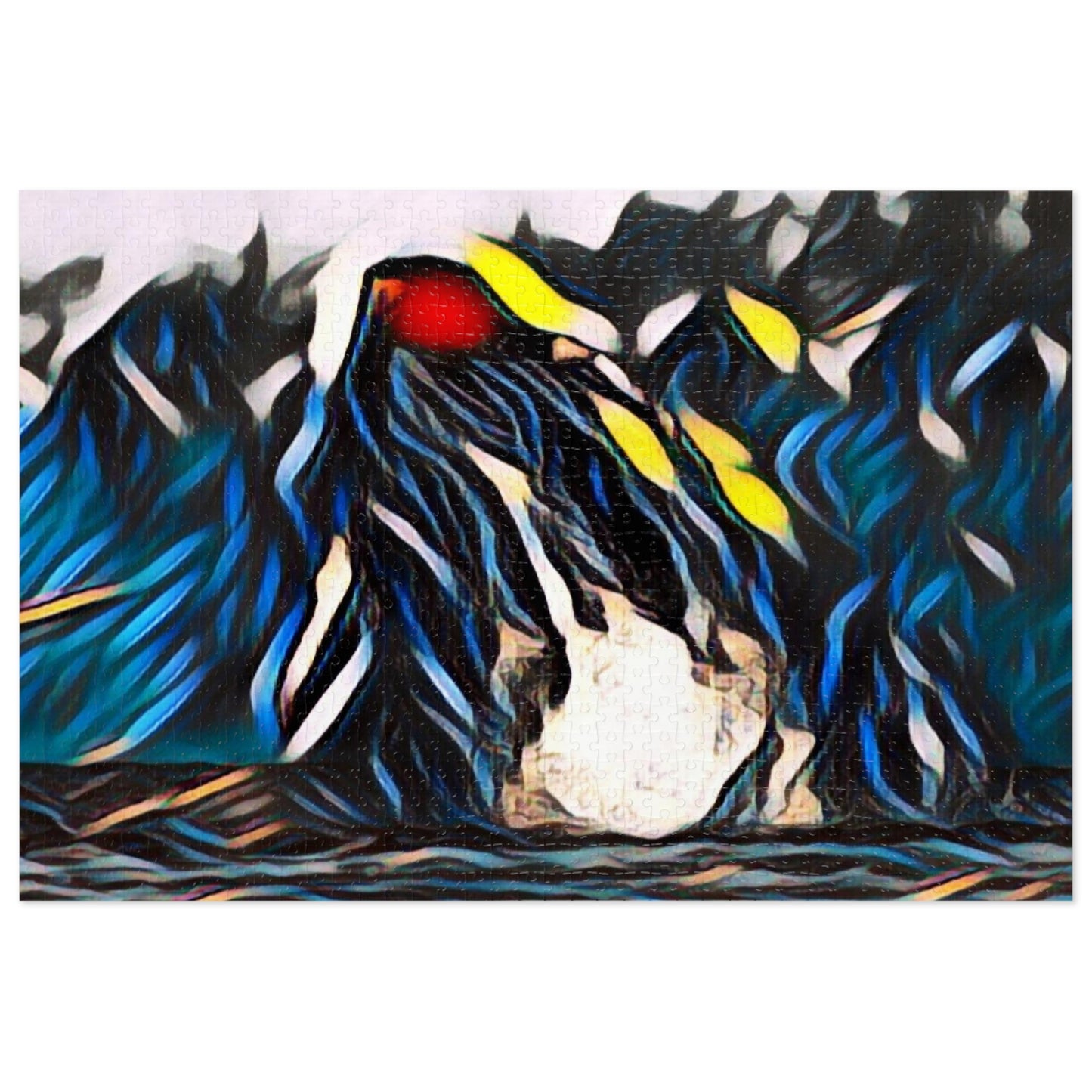 Jigsaw Puzzle (30, 110, 252, 500,1000-Piece) ... "Ken's Favourite Humpback Breach" ... Circa: 21st Century ... Maui, HI ... Original Works ...