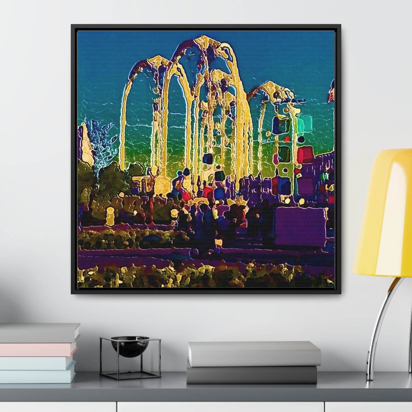 Gallery Canvas Wraps, Square Frame ... "Arches 'Like-No-Other' ... " Seattle World's Fair: 1962. A Family Original ...