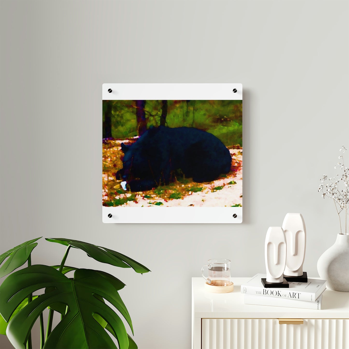 Acrylic Wall Art Panels ... RCY: "Rhett Creek Yogi ... '500 Lbs Of Autumn Season Hunger' ..."  ... September 2022 ... Central Idaho ... Original Works ...