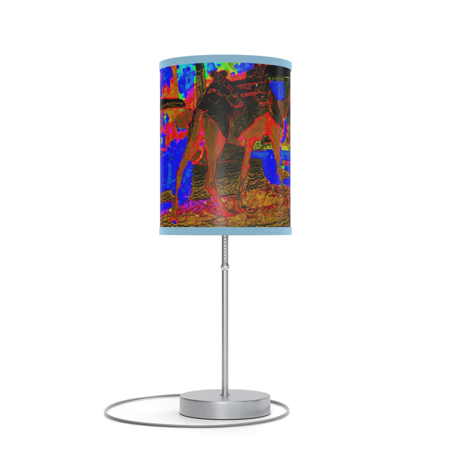 Lamp on a Stand, US|CA plug ... "Truckin'-Up-To-Buffalo ... 'Oops - Wrong Country' ... Truckin'-Up-To-New Delll -'E' ... " ... (Delhi, India) ... 5July2007. Original Works ...