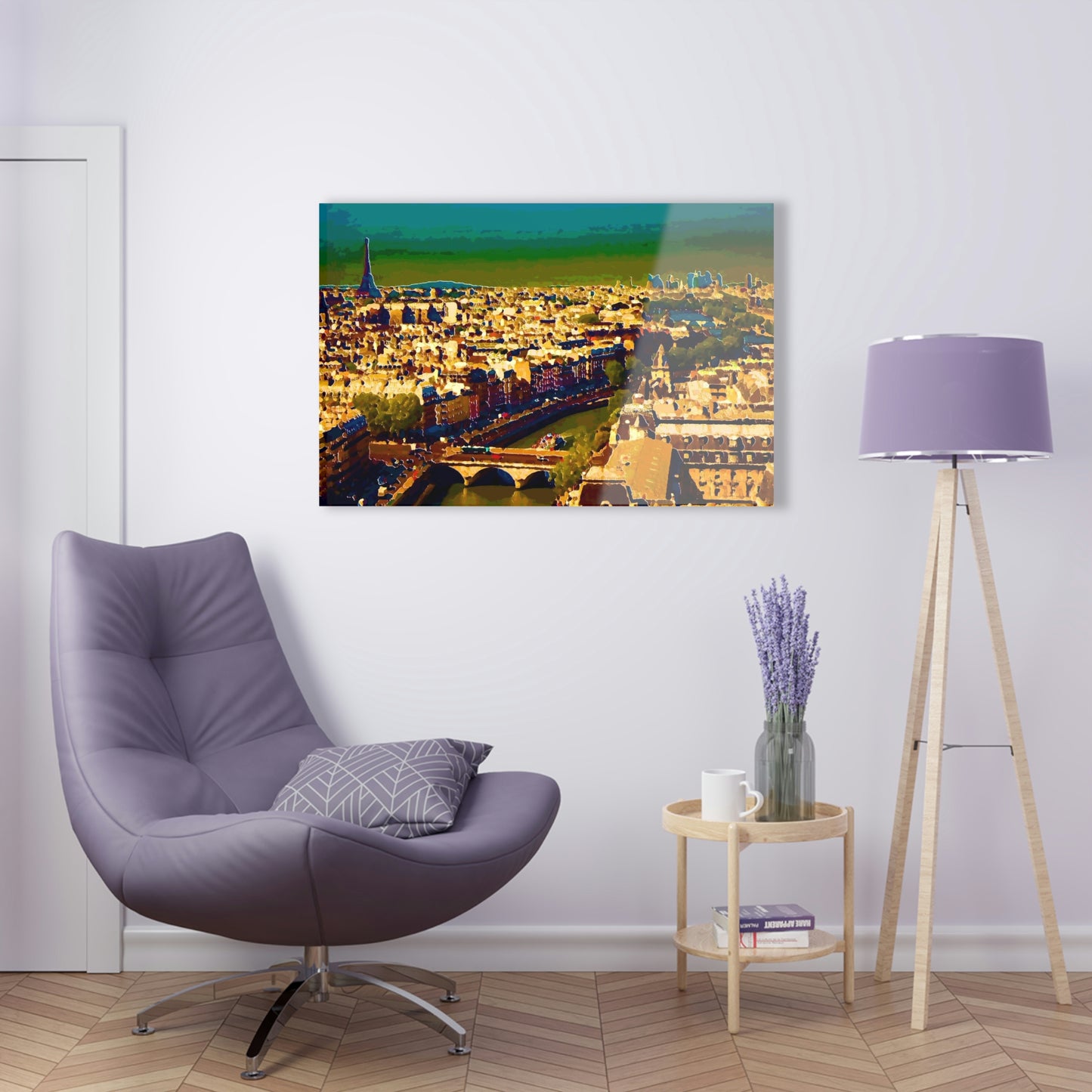 Acrylic Prints ... Au Paris ... "Along The River Seine" ... Barbara Joan Bonnel-Holt: 1972 ... Original Works ...