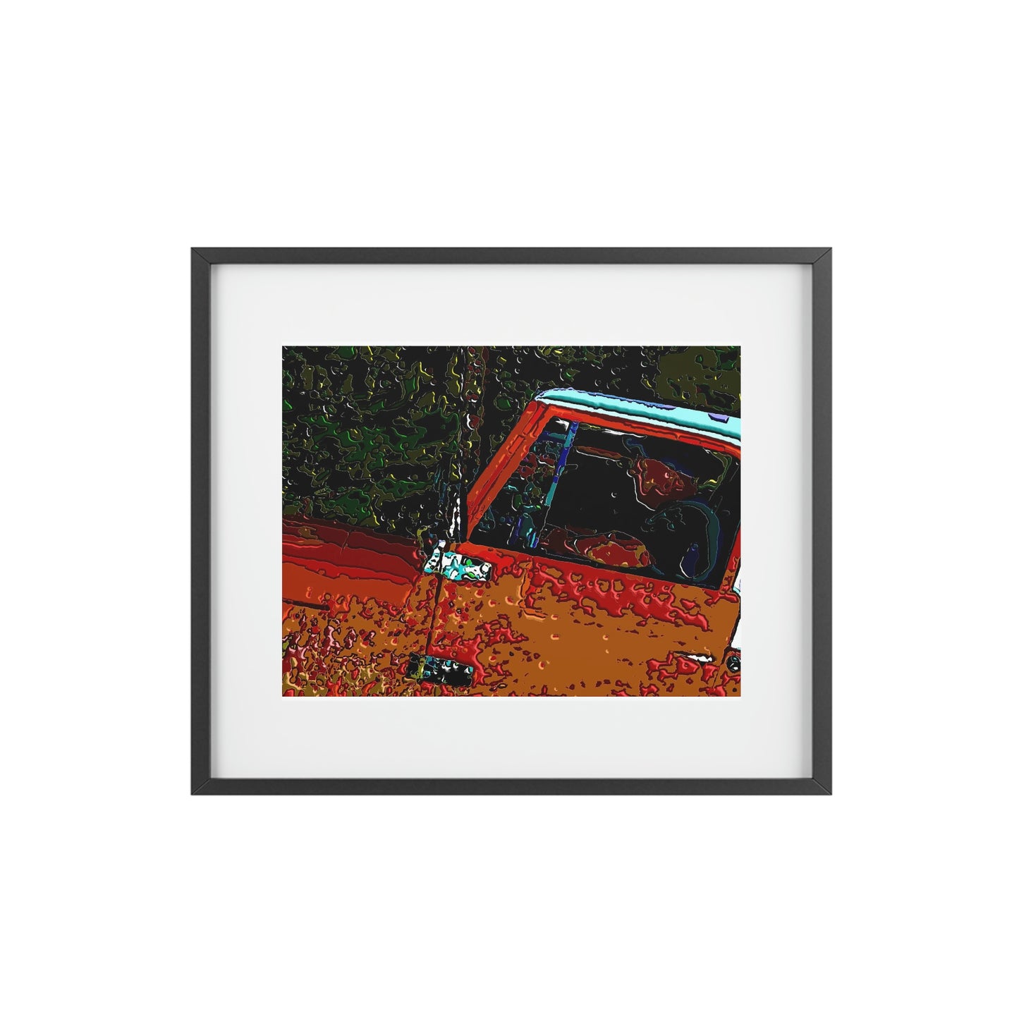 Framed Posters, Matte ... How-To-Drive-Idaho's-Mountain_Roads ... "Like A Professional" ... "Truckin' Like The Doo-Dah-Man" ...