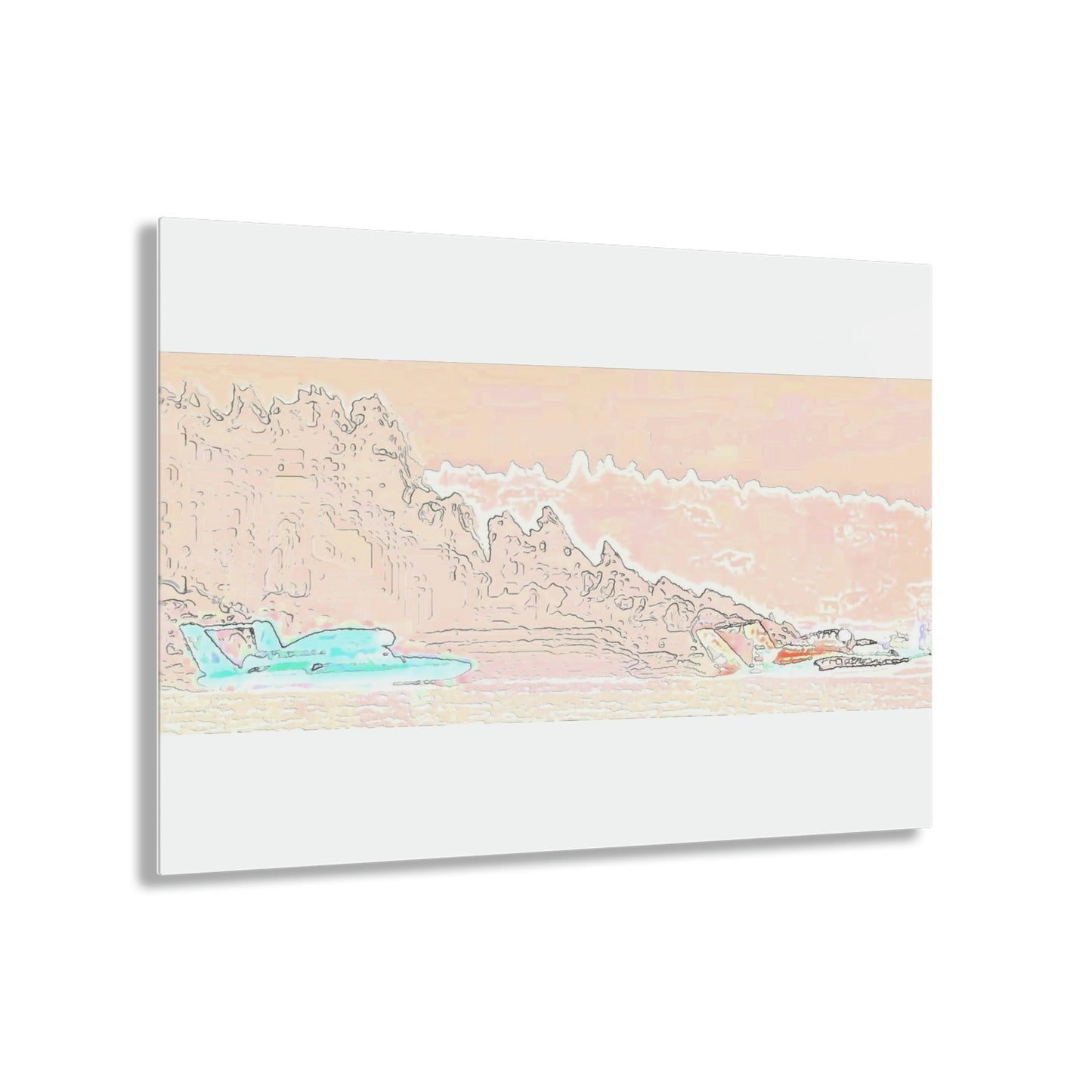 Acrylic Prints ... Seattle Columbia Cup On Lake Washington ... "Dave Wilcox Heads For The Win" ... Associate Gift-Photo ... Original Works ...