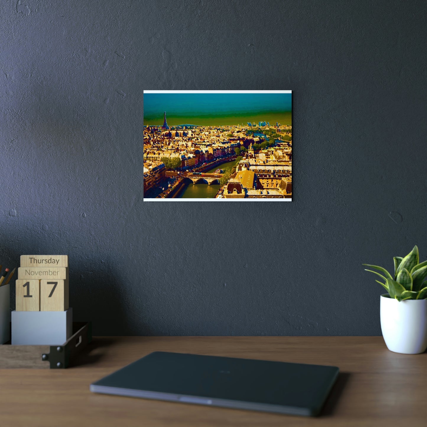 Aluminum Composite Panels ... "Allons Y A La Paris!"... A View Of 'The River Seine & Le Tour Eiffel_2' ... Family Archives ... Original Works ...