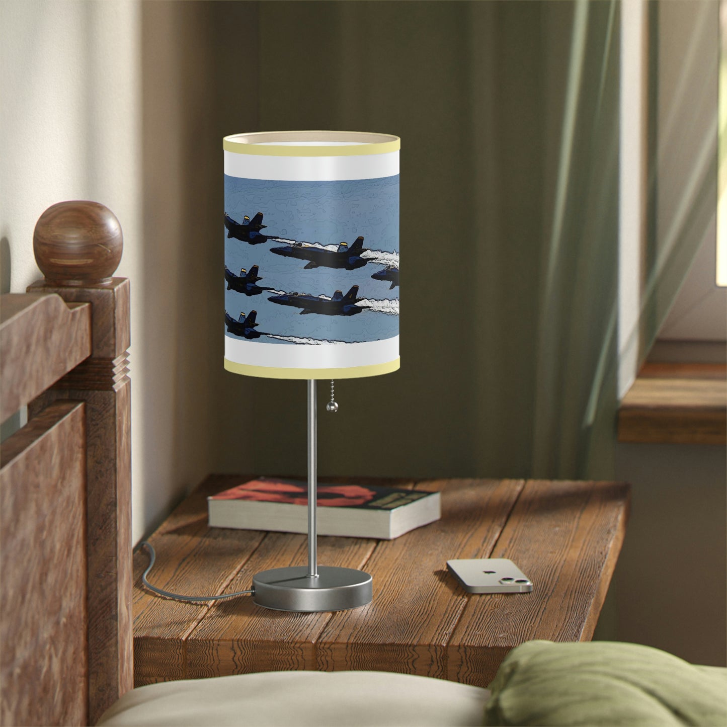 Lamp on a Stand, US|CA plug ... Seattle Seafair ..."Blue Angels Run Over Lake Washington" ... Circa Mid 1980's ... Dr FJ Holt ... Original Works ...