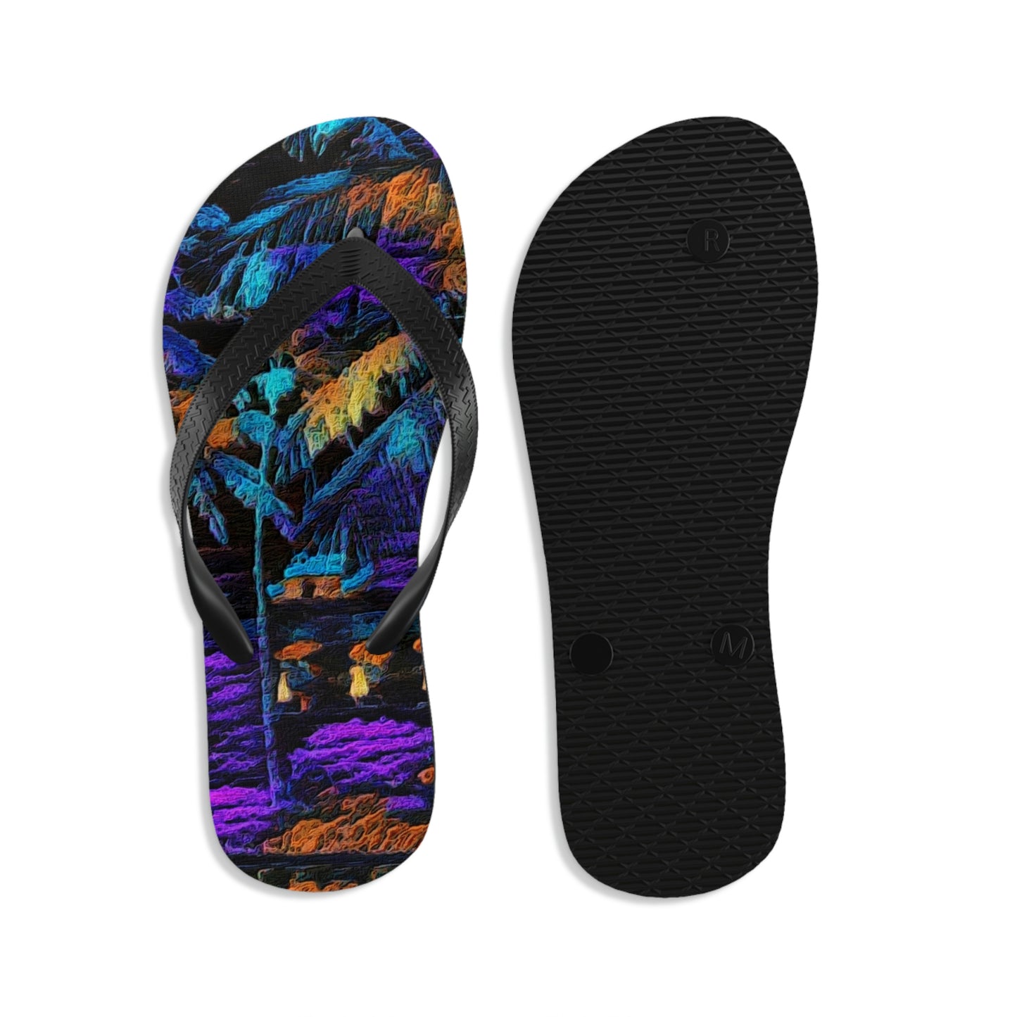 Unisex Flip-Flops ... "The Royal Hawai'ian: Waikiki Beach_Beach" ... Honolulu, HI ... Ocotber 2014 (Halloween) ... Original Works ...