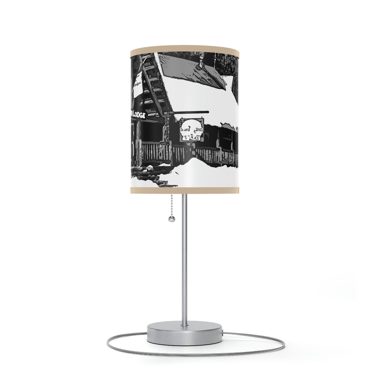 Lamp on a Stand, US|CA plug ... A Beautiful Lodge & Back-Country Outfitter In A Mountain Town ... 'Dixie, Idaho, November 2022' ... Original Works ...