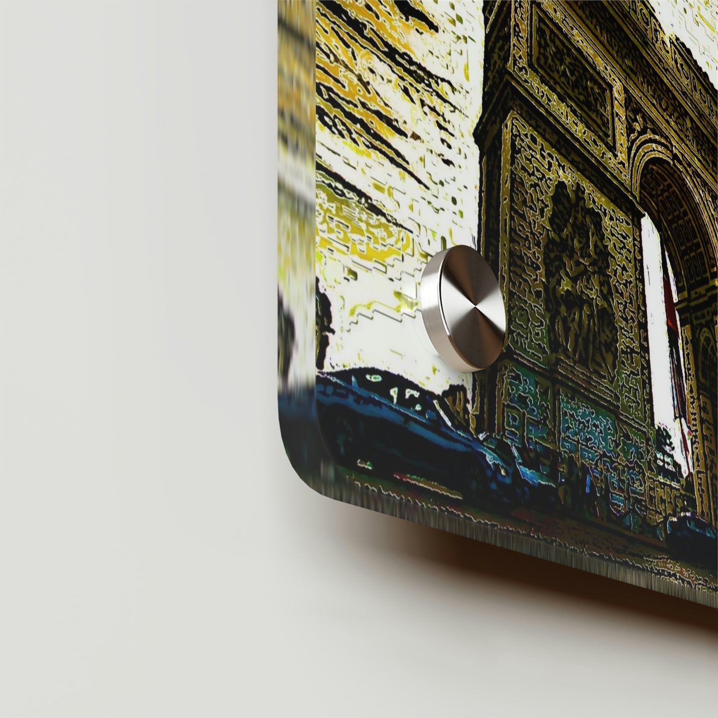 Acrylic Wall Art Panels ...  L'Arc de Triomphe ... 'Barbara Joan Bonnell-Holt Photo' ... Circa 1972 ... Oringinal Works ...