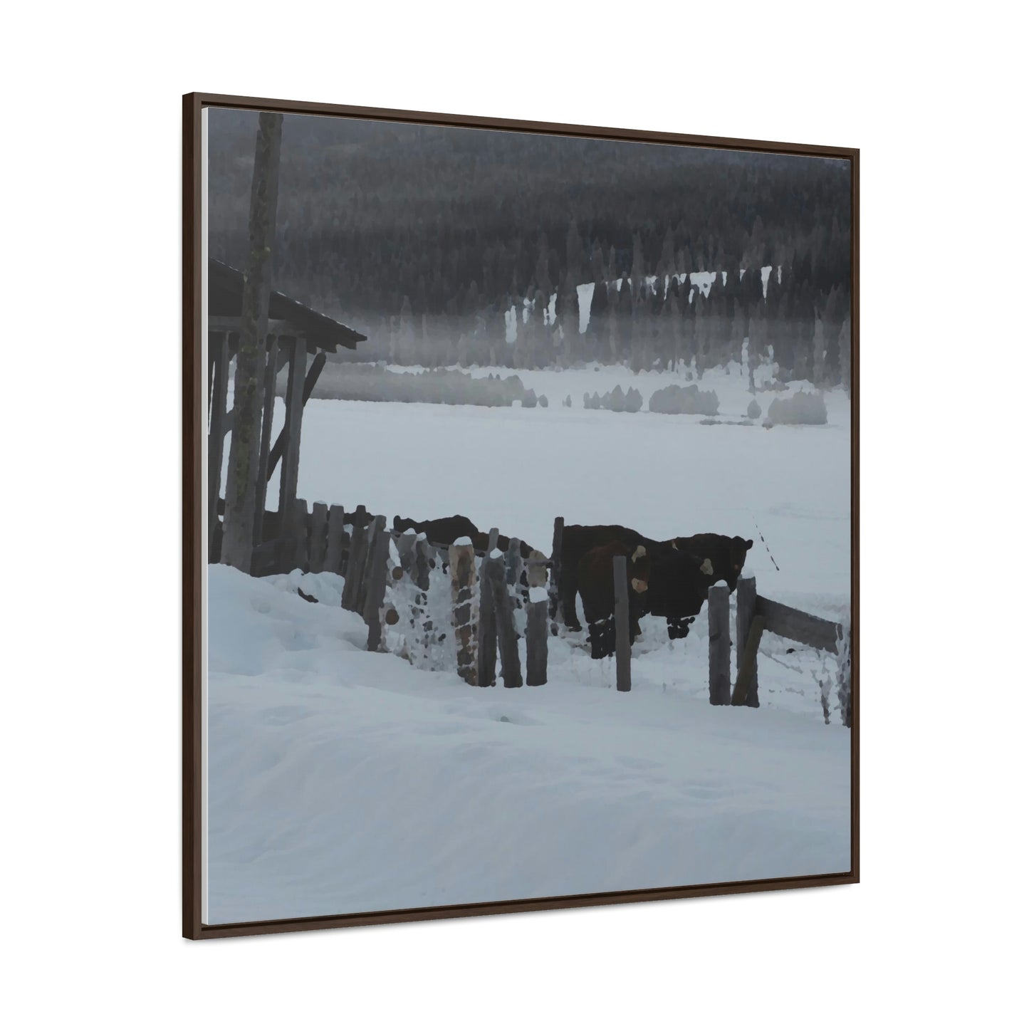 Gallery Canvas Wraps, Square Frame