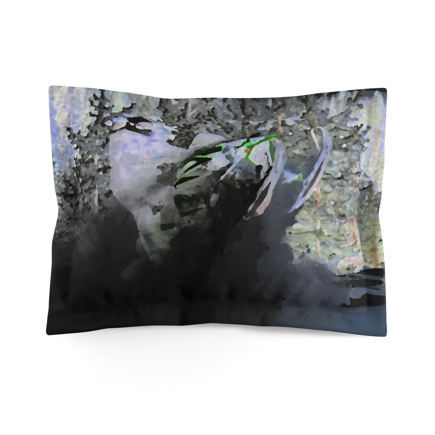 Microfiber Pillow Sham ... I Recall Folks Asking About Snowmobil Lessons? ... "Inquire Within ..."
