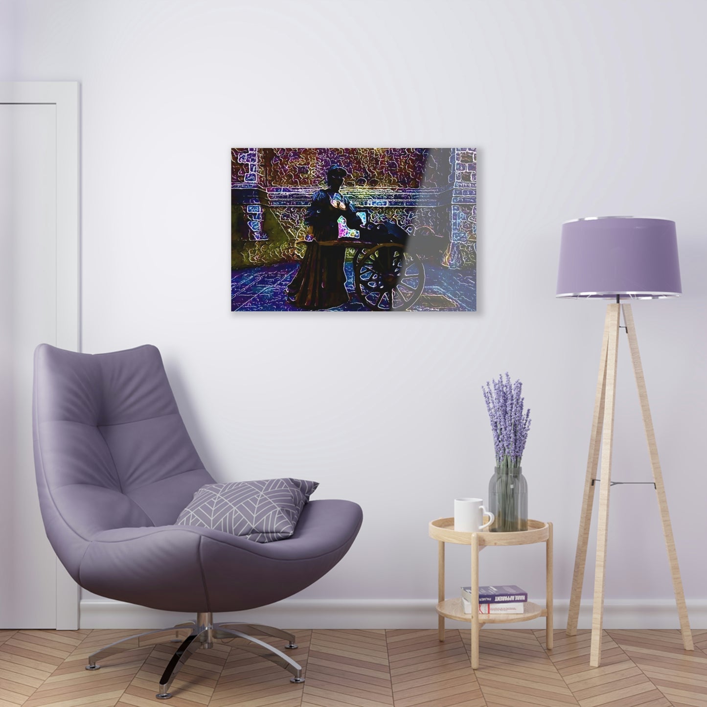 Acrylic Prints ... Dublin's "Molly Malone Along Grafton Street" ... Cryin' Cockels & Muscles Alive-Alive-Oh ... Circa 2003 ... Original Works ...