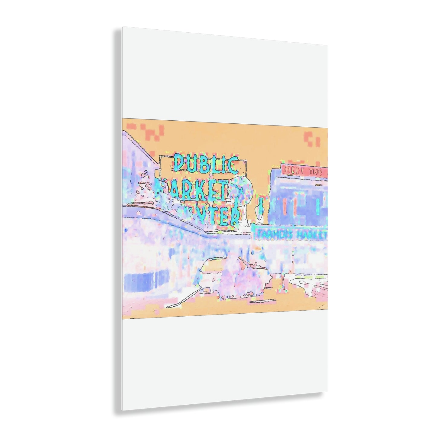Acrylic Prints ... "Seattle's PPM: Pike-Place-Market" ... I Remember That Day ... The Photo Shoot ... 'It Was Snowing' ... Original Works ...