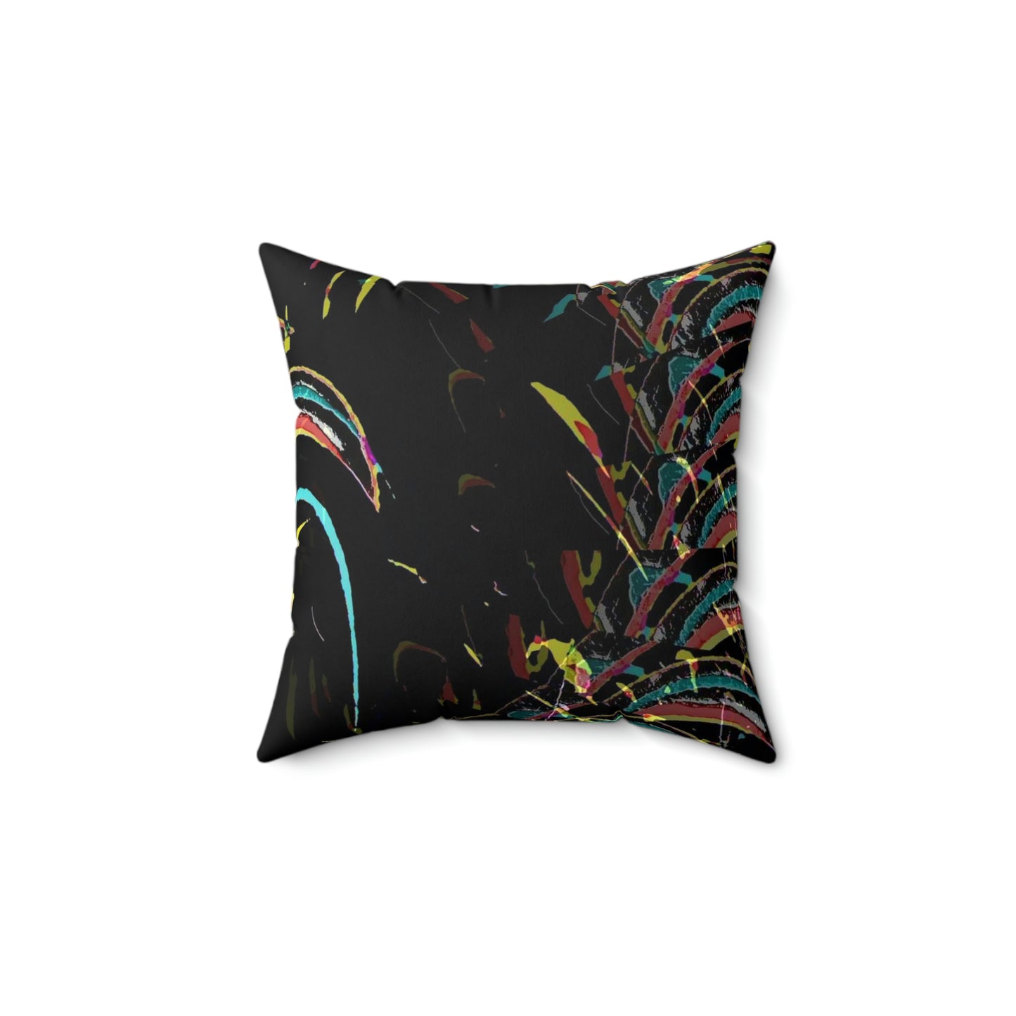 Spun Polyester Square Pillow ... "Waning Moon" ... Central Idaho ... October 2022 ... Rendering Time: 22 Hours ... Original Works ...