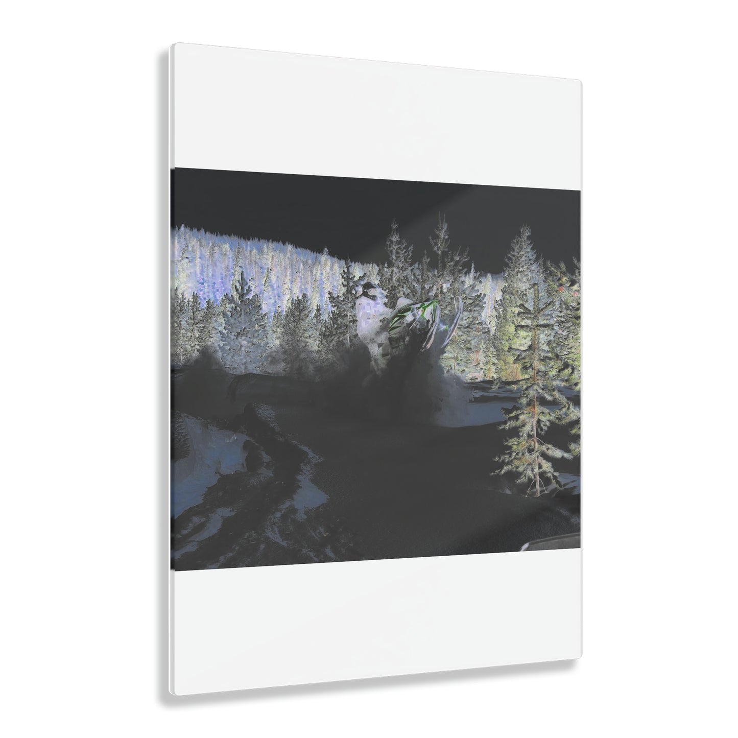Acrylic Prints ... "No Time 'Like-Air-Time' ..." ... A True Master At His Craft ... December 2022, Rhett Creek, Idaho ... Original Works ...