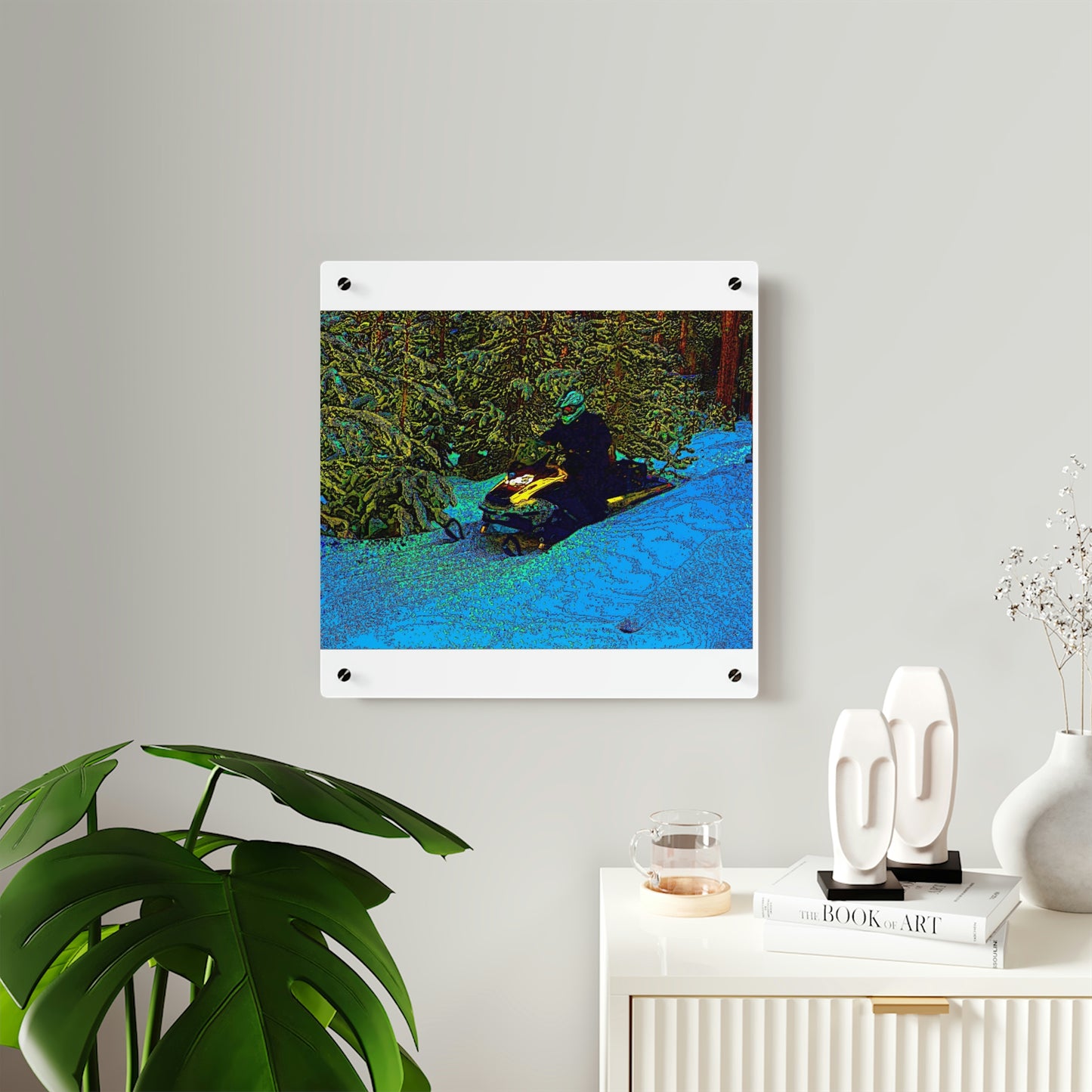 Acrylic Wall Art Panels ... Yep ... "Another Day ... Riding Through The Wilderness ... " ... February 2023 ... Original Works ...