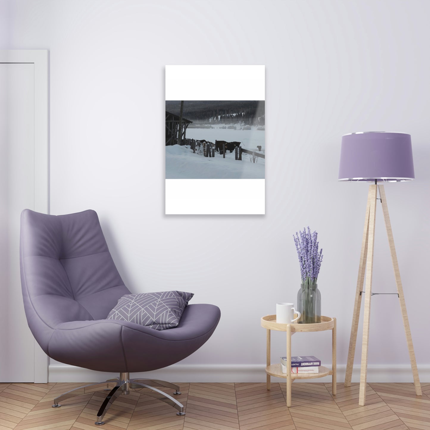 Acrylic Prints ... A Quiet Morning ... "Along The Red River & Nature Preserve Plateau" ... Jan23 ... Original Works ...