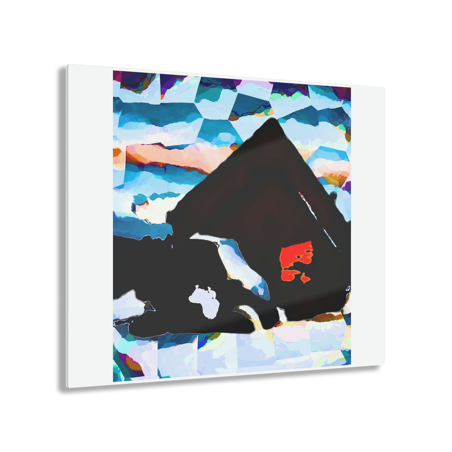 Acrylic Prints ... After An Intense Snow Storm ... 'Digging Out' ... A Vehicle & Cabin "In The Mountains" ... March 2023 ... Original Works ...
