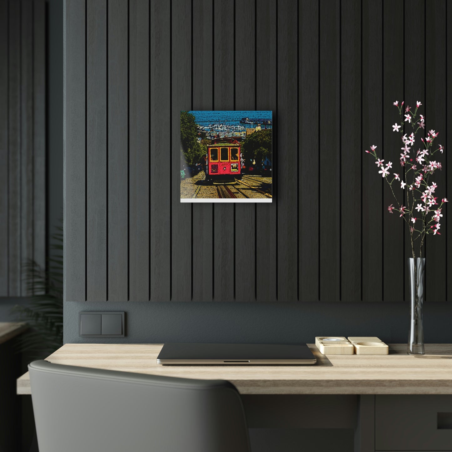Acrylic Prints ... San Francisco ... 'A Rice-A-Roni-Treat' ... "A Cable Car Classic" ... Family Archives: 1973 ... Original Works ...