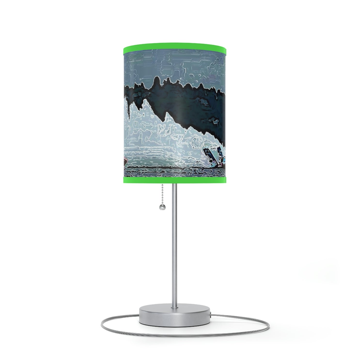 Lamp on a Stand, US|CA plug ... Seattle Columbia Cup On Lake Washington ... "Dave Wilcox Heads For The Win" ... Associate Gift-Photo ... Original Works ...