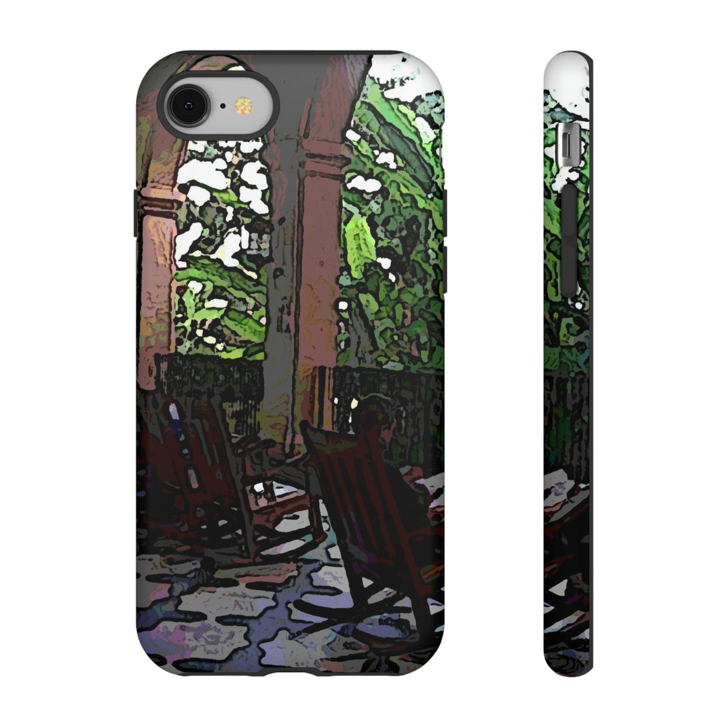 Tough Cases ... Lanai & Rocking Chairs At: 'The Pink Palace' ... The Royal Hawai'ian ... Honolulu, HI ... '27Oct2014' ... Original Works ...