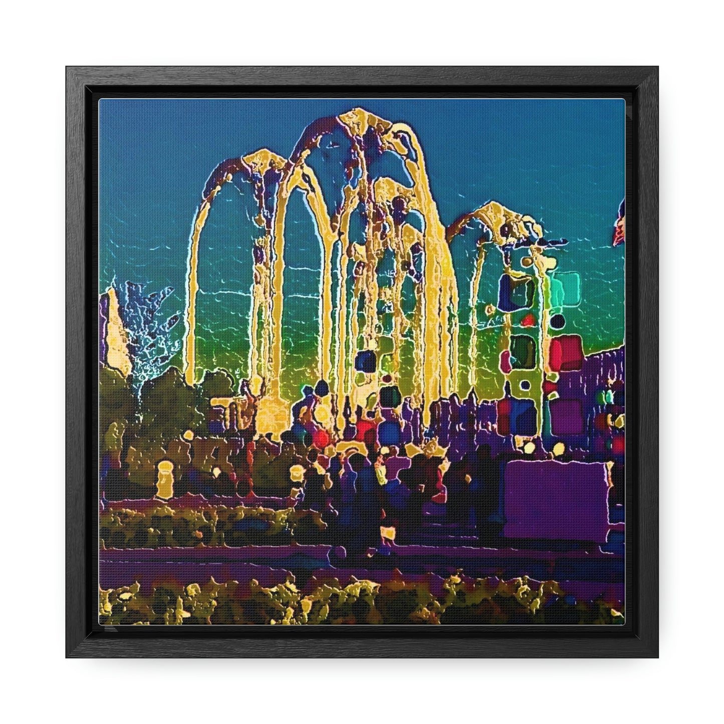 Gallery Canvas Wraps, Square Frame ... "Arches 'Like-No-Other' ... " Seattle World's Fair: 1962. A Family Original ...