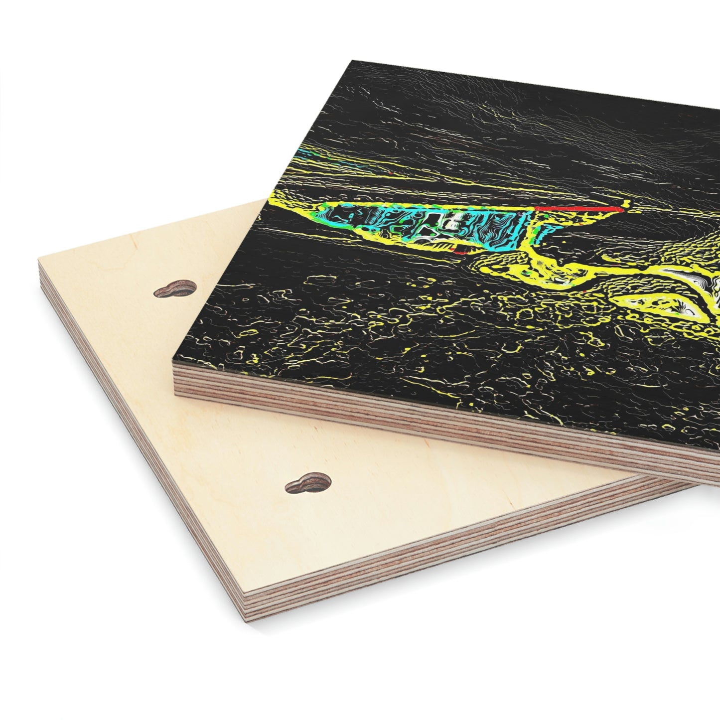 Wood Canvas ... "Snow Vehicle In Snow Storm At-Rest" ... Circa 12Mar23 ... Central Idaho ... 18-Hours Rendering Time: Original Works ...