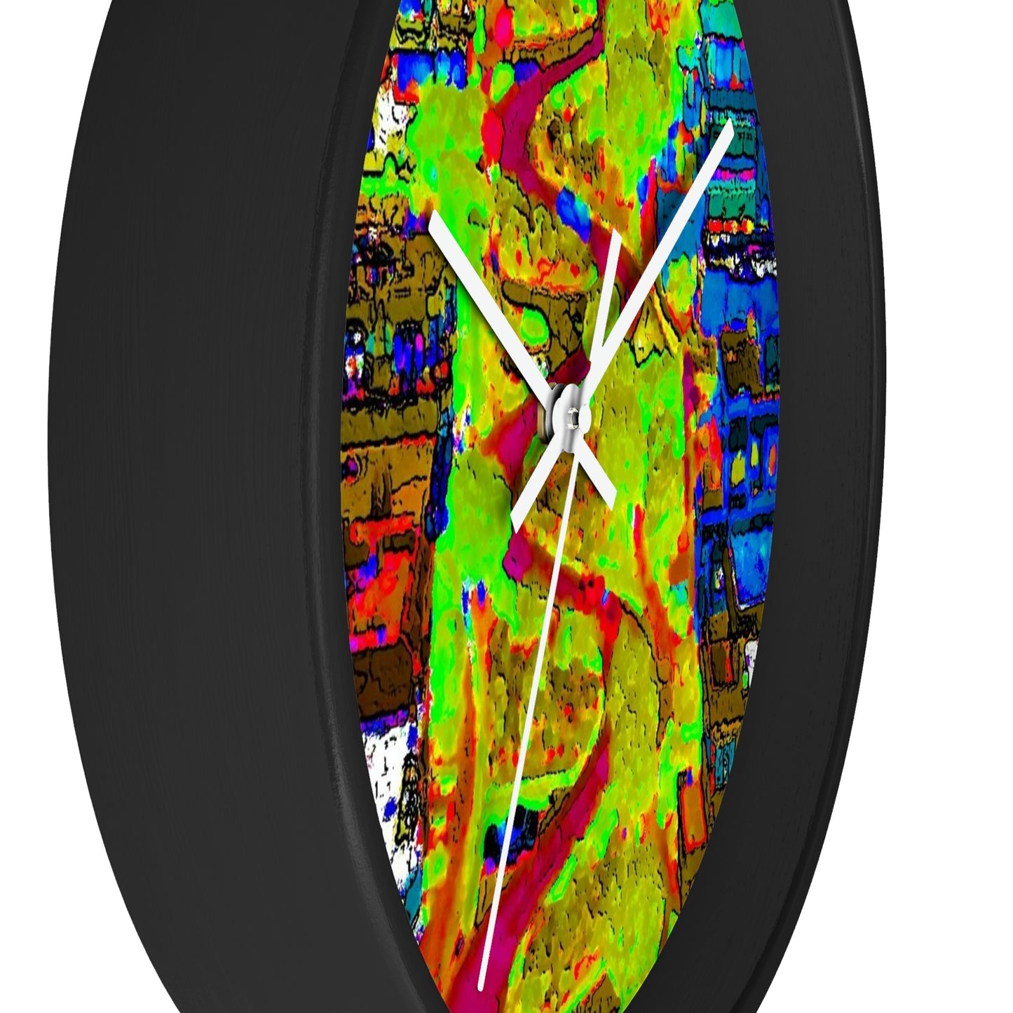 Wall clock ... A Crazy Street ... 'Eight Winding Curve-Switchbacks' ... "Lombard Street, San Francisco, CA' ... Family Archives: 1970's ... Original Works ...