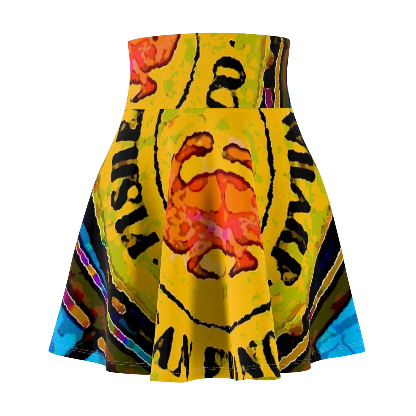 Women's Skater Skirt ... "No.9 Fishermen's Grotto - Fishermen's Wharf, SF, California" ... Family Archives: 1970's ... Original Works ...