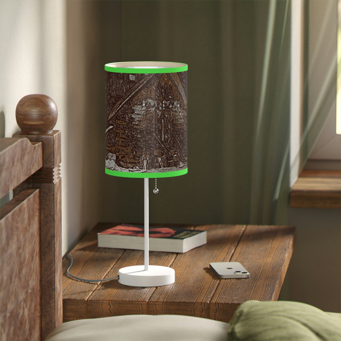 Lamp on a Stand, US|CA plug ... "A Bit Of Illumination For Your Cabin, Trailer, Boat-Yacht, RV, Home, Or Tiny-Home".