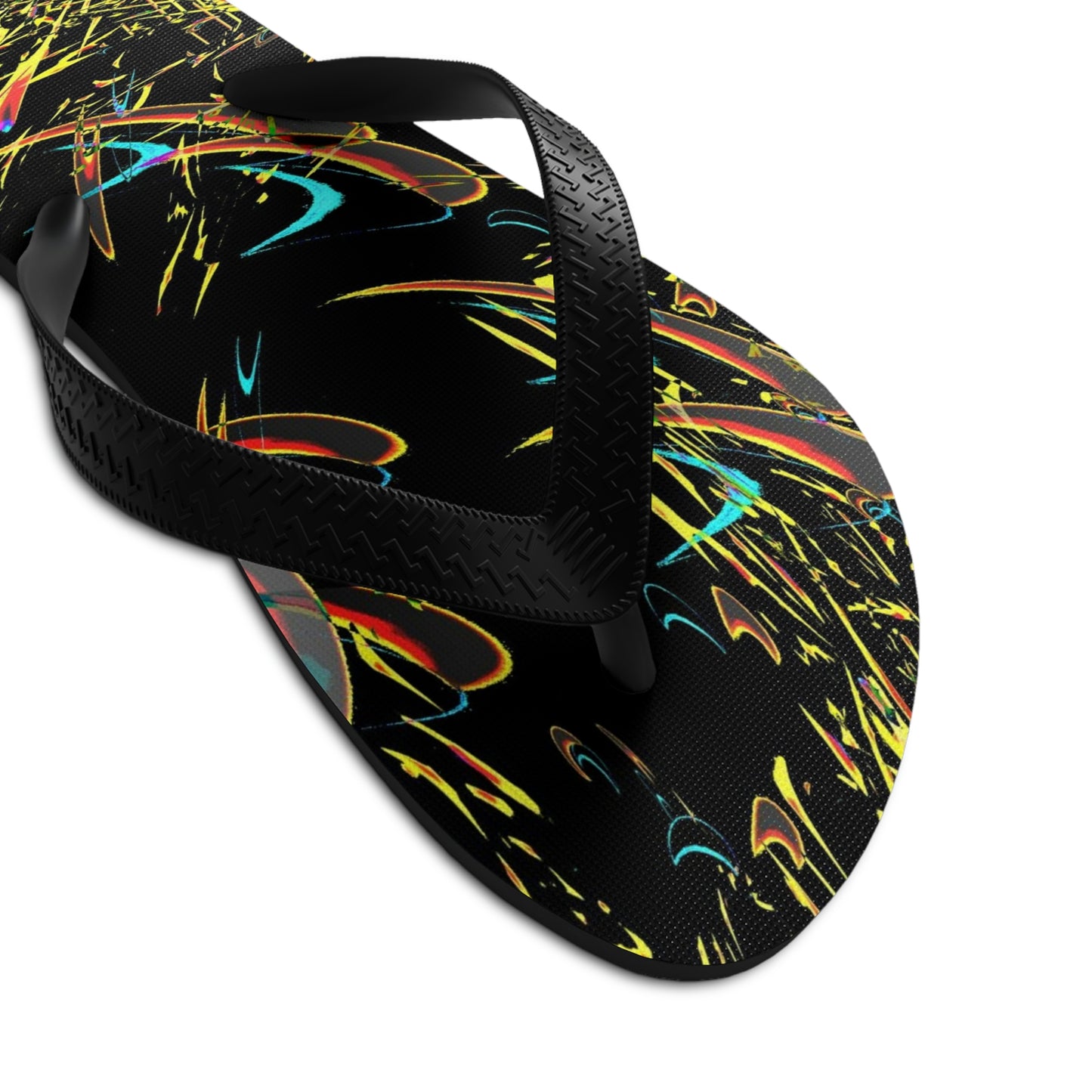 Unisex Flip-Flops ... "Waning Moon" ... Central Idaho ... October 2022 ... Rendering Time: 22 Hours ... Original Works ...