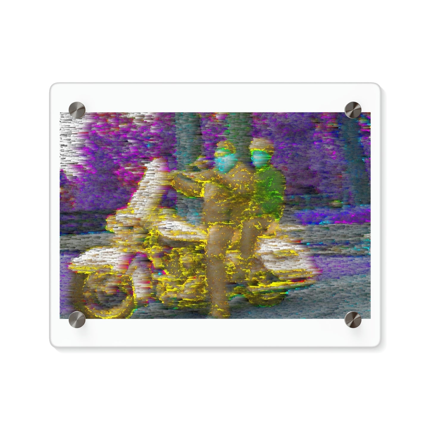 Acrylic Wall Art Panels ... "And 'I' Left His Dead A_s There By The Side-of-The-Road" ... Original Works ... (Grateful Dead: Me-And-My-Uncle)