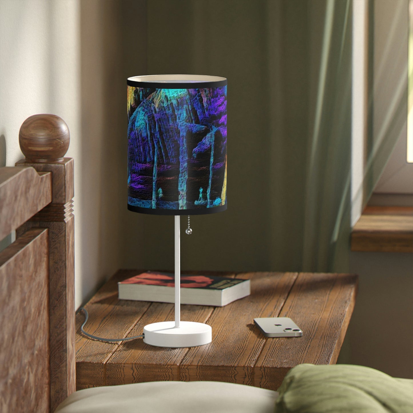 Lamp on a Stand, US|CA plug ... "The Royal Hawai'ian: Waikiki Beach_Beach" ... Honolulu, HI ... Ocotber 2014 (Halloween) ... Original Works ...